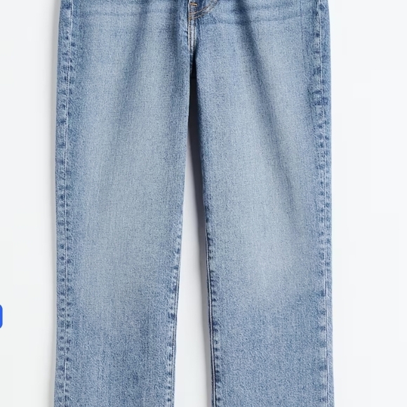 H&M Light Blue Women's Straight Leg Jeans - Picture 2 of 9